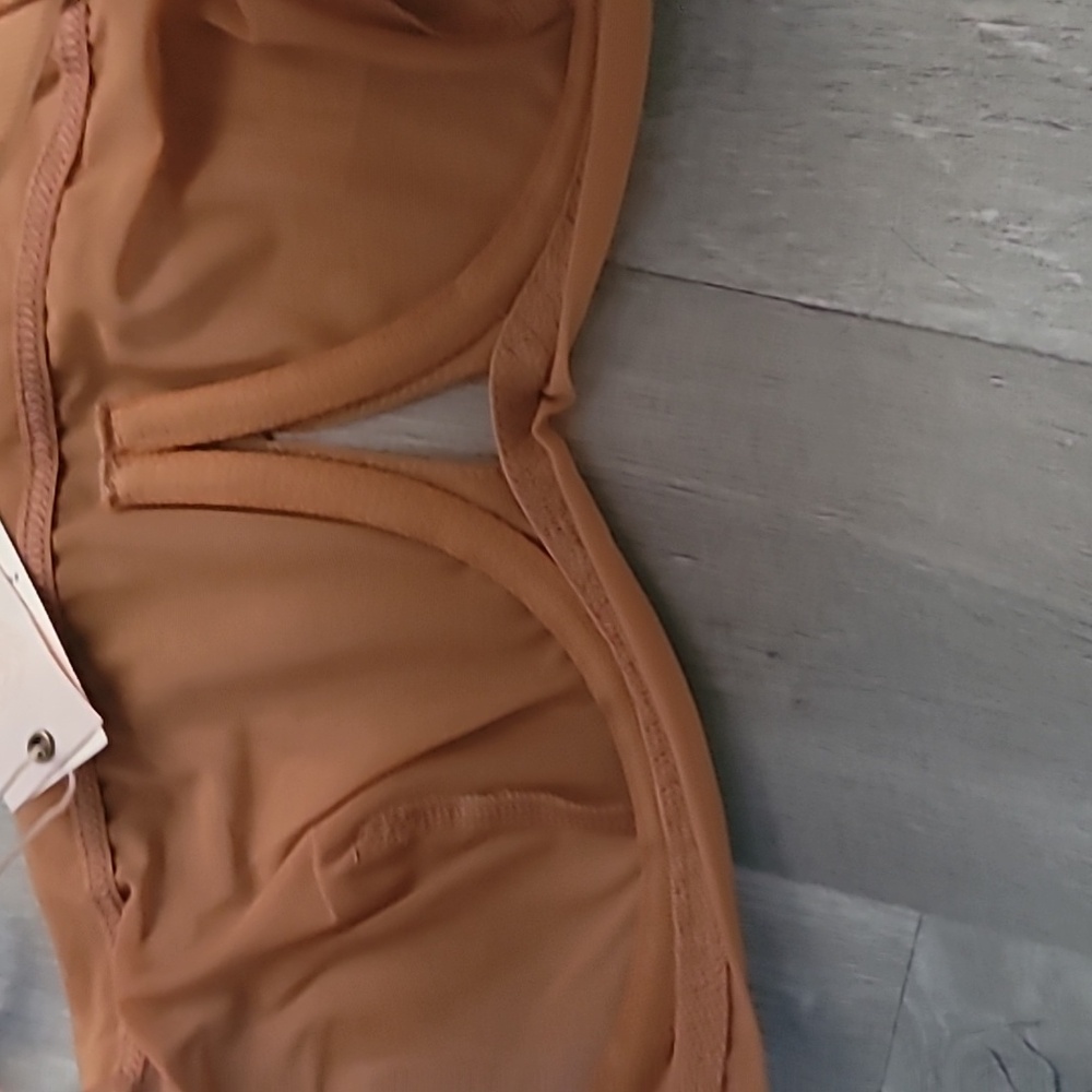 HAH By Free People Wired Bra - Sugar Brown NWT 30-38B - Picture 4 of 4